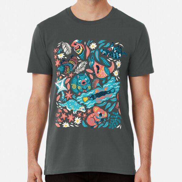 Animals Of Australia  S to 5XL Made in the AU/USA T-Shirt