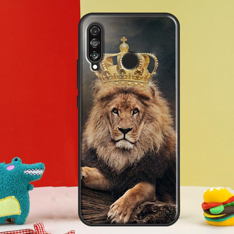 Lion Art For Huawei Nova 12s 12i 11i 8i 9 10 SE Y91 Y90 Y60 Y70 Y72 Y61 P20 P40 P30 Lite P60 Pro Case