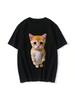 Funny Cat 3D Print Wo'unisex Casual Oversized T-Shirt Unisex Harajuku T Shirts Girl Boy Casual Fashion Clothes