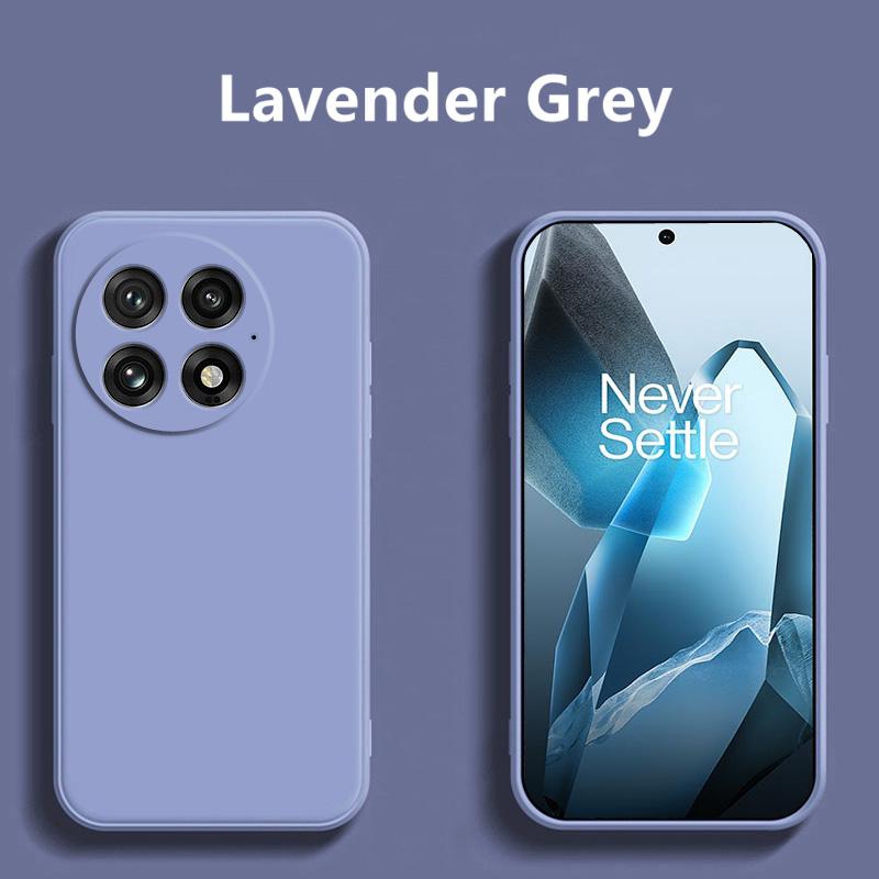 For OnePlus 13 5G Case For Case for OnePlus 13 5G Liquid Silicone TPU Shockproof Monochrome Phone Case for OnePlus 13 5G
