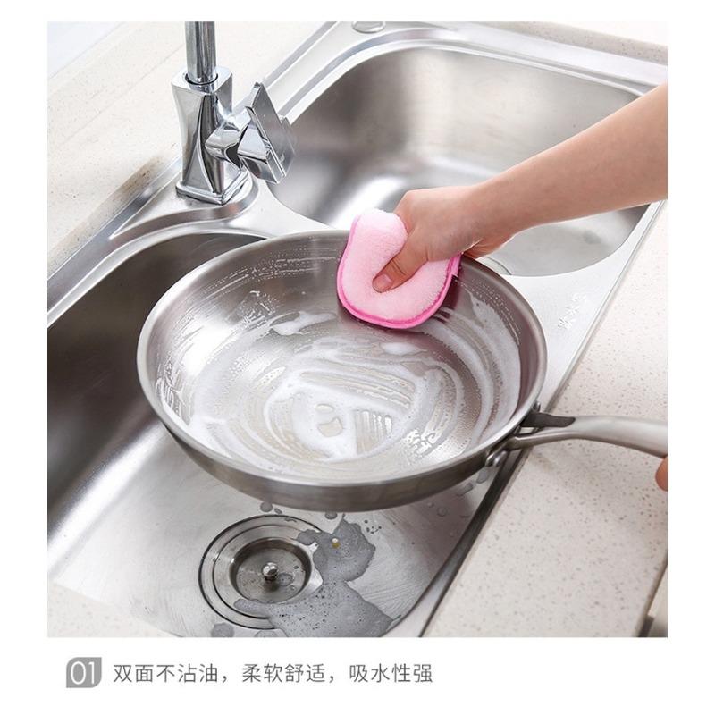 5/10PCS Multifunctional Dishwashing Cloth Thickened Cleaning Cloth Absorbent Coral Fleece Household Kitchen Cleaning Rag