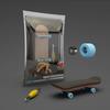 Maple Wood Professional Mini Finger Skateboard Toys  Metal Bracket Bearing Wheel Anti Stress Sensory Tabletop Toy