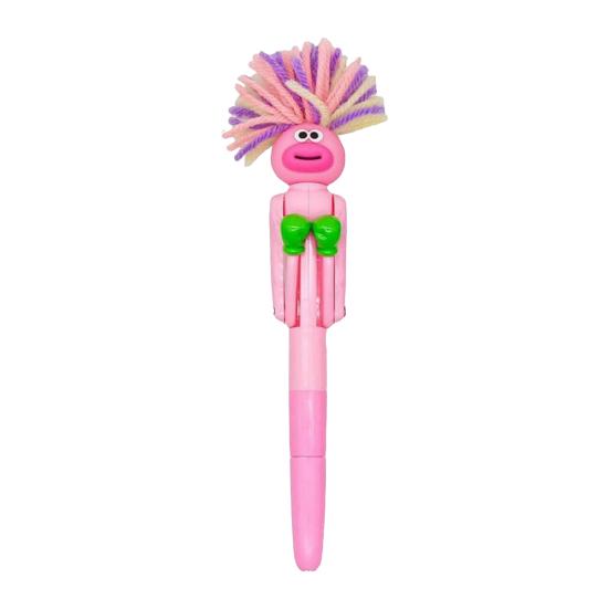 Funny Boxing Pens Fried Hair Boxing Robot Ballpoint Pens with Punching Arm for Office School Home Supplies Novelty Gifts for Christmas Birthday