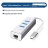 Driver-Free Type-C to RJ45 Gigabit Ethernet Adapter