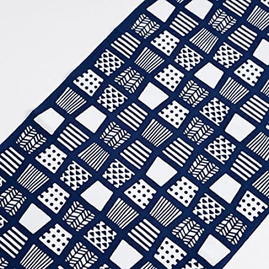 Kamawanu Tenugui with a Choko Made in 33cm x Prime Minister Summer Pattern with a Choko Chū-sen (Tenugui) (Choko) Design, Japan, Size 90cm, 100%