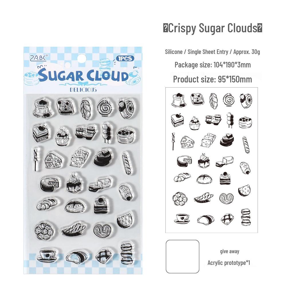 Slow Bake Time Silicone Stamps for Journals & Cards