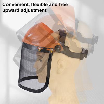 Careta de Seguridad para Motosierra Yousheng Protección Completa Mascarilla de Seguridad Visera de Malla Protector Facial Anti-Salpicaduras para Jardinería Trabajos en el Patio y Corte de Madera