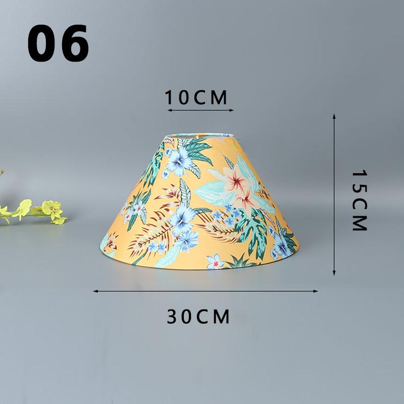 New Chinese Style Living Room Floor Lamp Shade DIY Replacement Lamp Cover E27 Fabric Home Decor Tabletop Lampshade