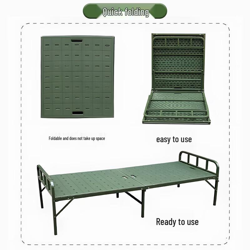 JINGRUIDA Outdoor Portable Folding Camping Cot