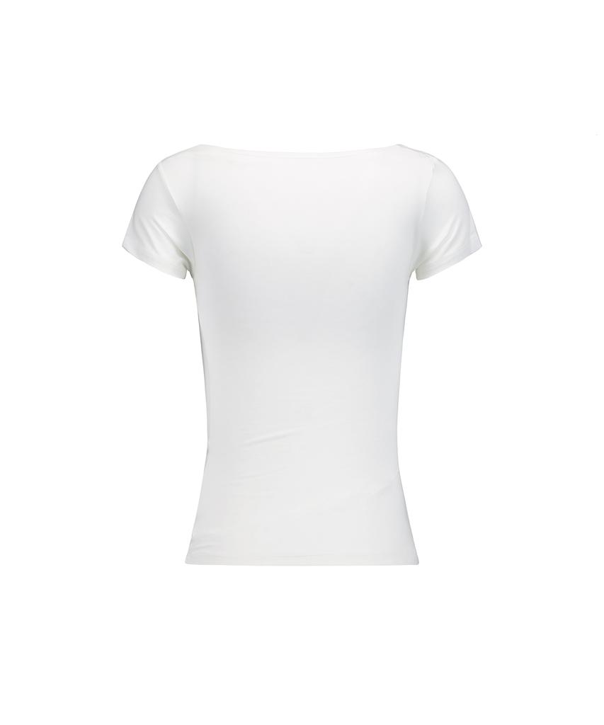 ROCKCAKE Drape Essential Top - White