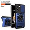 Slide Camera Cover Case for Vivo Y29 4G Magnetic Kickstand Stand Protective Phone Cover for Vivo Y29 4G