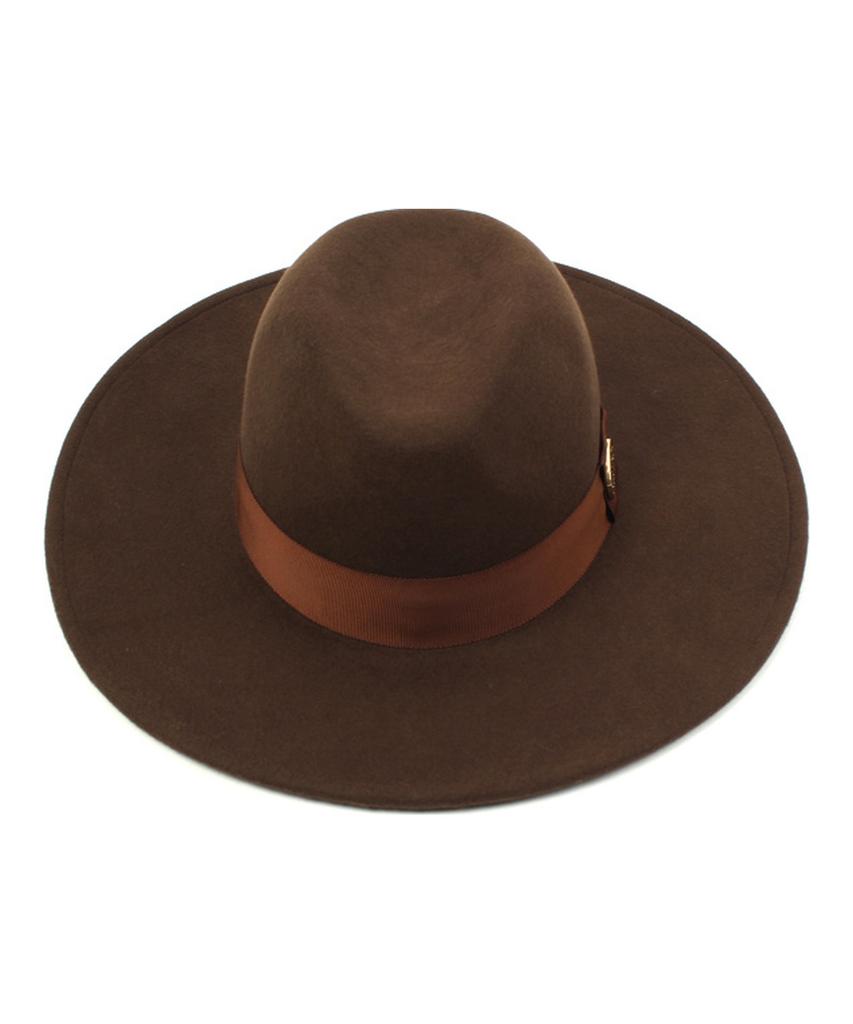 Yunibeosyeolkemiseuteuli Br Line Wool Brown Fedora