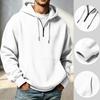 Men's Casual Hoodie Sweatshirt with Drawstring for Everyday Wear