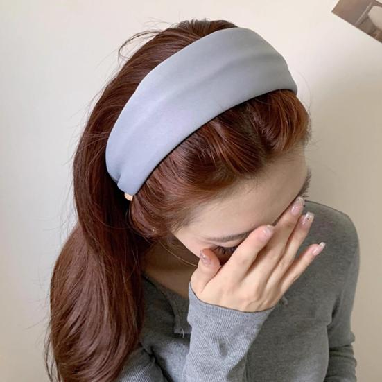Women Headband Non-woven Fabric Wide-brimmed Headband Washing Face Makeup Small Face Hair Hoop Hair Accessory