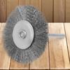 10 Pcs Polishing Brush Steel Wire Flat Type   Brush Hd(3*25mm)