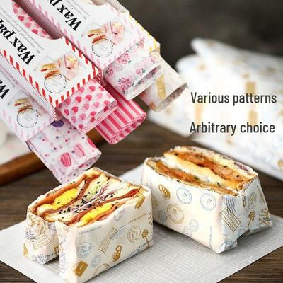 Cross-Border Oil-Proof Wax Paper for Wrapping Food and Sandwiches
