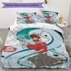 Chihiro Pattern Bedding,Quilt Set Quilt Cover Pillowcase Home Birthday Gift (1*duvet Cover+2*pillowcase,without core)XSJT0917445
