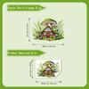 Fairy Tale Mushroom House Cartoon Forest Wall Sticker Self Adhesive Waterproof Kids Room Decor