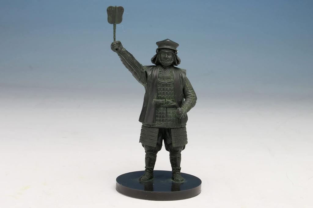 PLATZ Tokugawa First Shogun of the Edo Assembled Standing Urethane Unpainted Kit 1/35 Ieyasu, Shogunate, Statue, Non-foamed SP-164