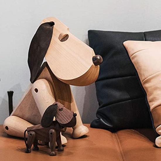 ARCHITECTMADE RUFUS Denmark Scandinavian Wooden Object Ornament [Authorized Import] (Dog) 342-A