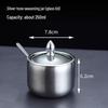 Wutuo 9.5cm Round Seasoning Jar with Spoon
