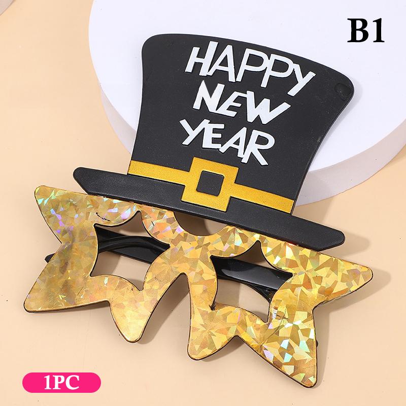 2026  Year Glasses Funny Glasses Eve Party Decoration Po Booth Prop Pc Sunglasses Christmas Supplies 1/3/4Pcs