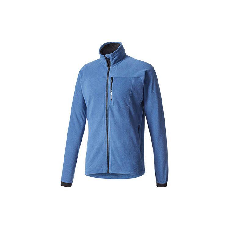 Adidas Jackets Men's Blue Stand Collar Moderate Other BP9686