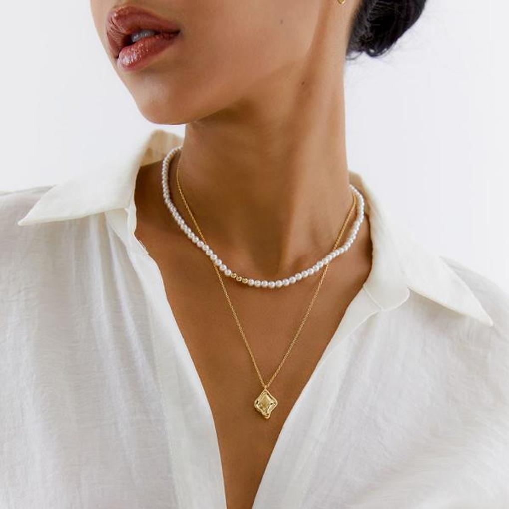 [POPTS] Chunky Basic Diamond Necklace OTN222526RYN