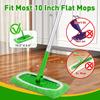 3/5Pcs Reusable Microfiber Mop Pads Compatible with Sweeper Mops,Dry Sweeping Cloths & Wet Mopping Pads RefillsWashable Mop Pads