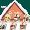 Christmas Merry Building Blocks Assembly Toy Santa Claus Cartoon Xmas Gifts