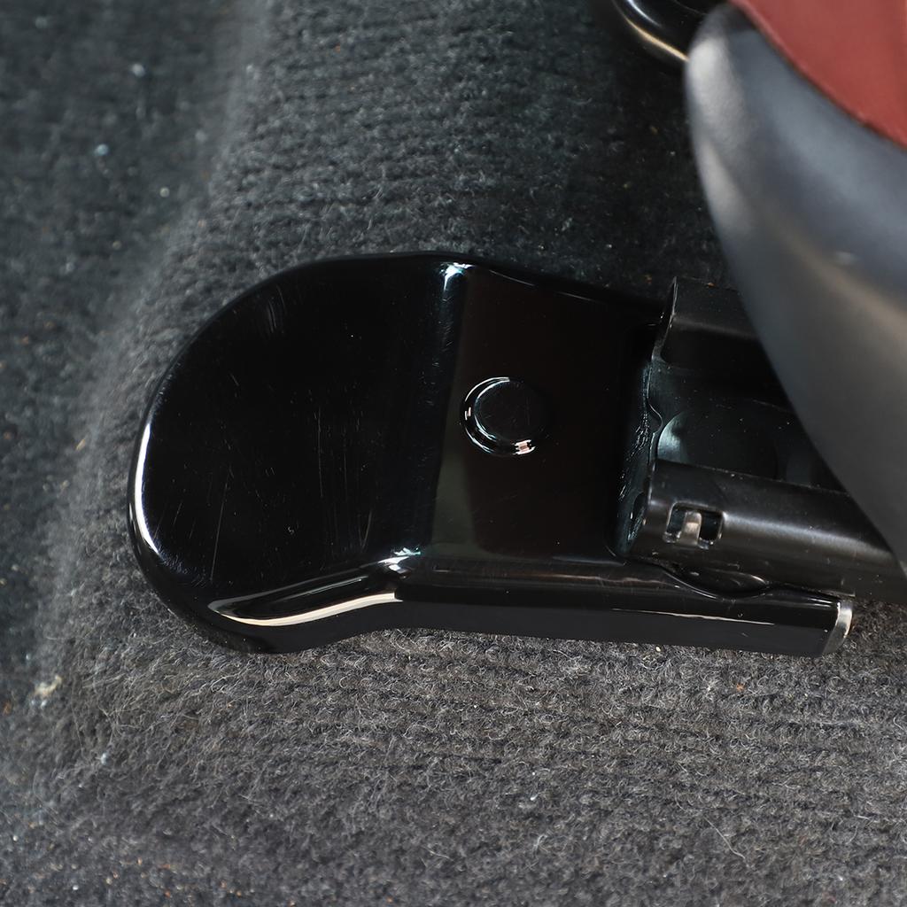 ABS Glossy Black Car Seat Foot Screw Protection Cap Decoration Cover Trim Fit For Toyota Hilux 2015-2022 Interior Accessories