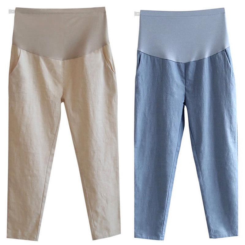 2026 New Spring-Autumn Maternity Base Layer Pants: Lightweight, Casual Wear for Pregnancy