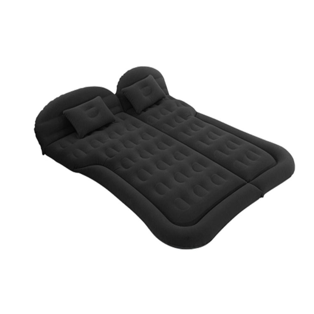 Tragbares aufblasbares Auto-Luftbett, verdicktes Autobett, Tragetasche, Kofferraumkissen, Kissen im Freien