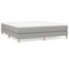 Vidaxl Bed Frame Without Mattress, Light Gray, 160X200 Cm, Upholstered