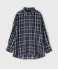 Yunse Unisex Check Shirt (Black)