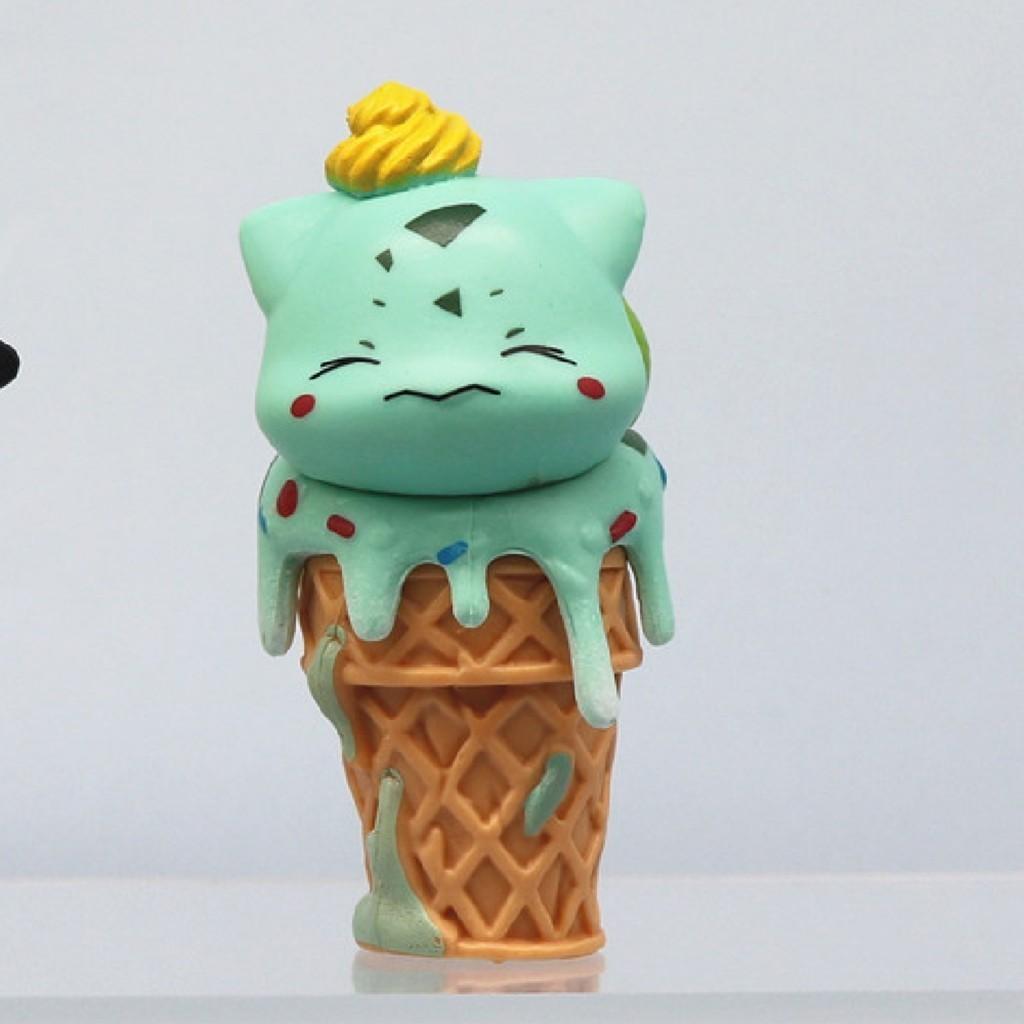 Adorable Ice Cream Pokemon Cos Series Cartoon Figures For Anime Lovers Car Decoration