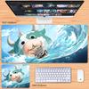 Cute Decorative Wallpaper One Piece Leather Mouse Pad Large Size Anime Boys Zoro Office Non-Slip and Dirt-Resistant Keyboard Mat
