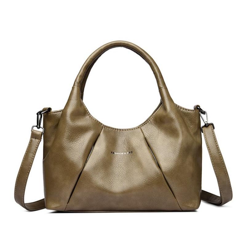 Winter Hoge Kwaliteit Zacht Leer Boodschappentas Vrouwen Handtas Crossbody Tassen Luxe Vrouwen Schoudertas Beroemde Trendy Dames Tote Bag Portemonnee