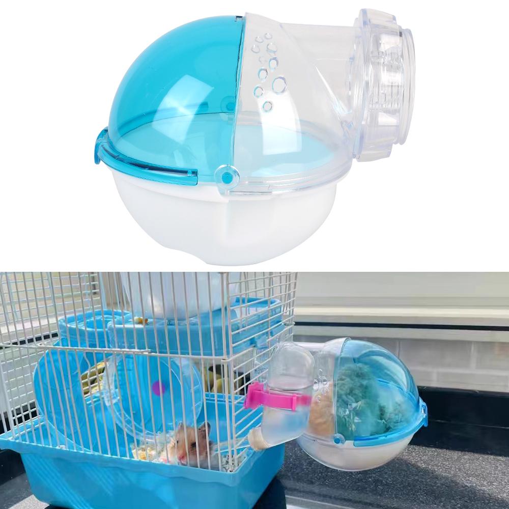 Bathroom Cage Box Pet Hamster Small Animal Bath Sand Room House Pets Hamster Mouse Small Animals Toilet For Hamster Mouse