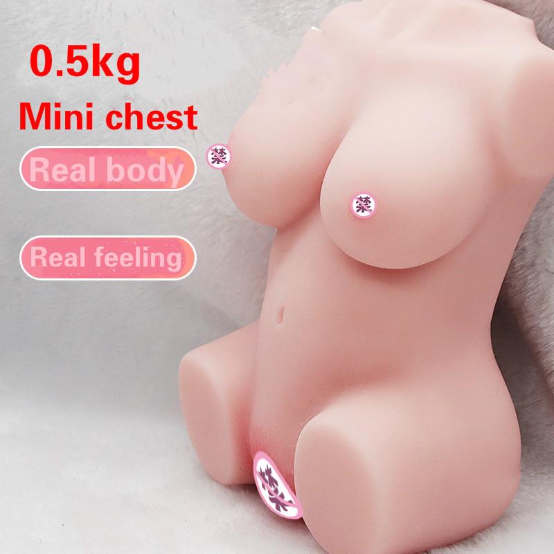Adult Products Male 0.5kg Masturbation Device Entity Doll Real Mini Upper Half Chest Mold Simulation Breast