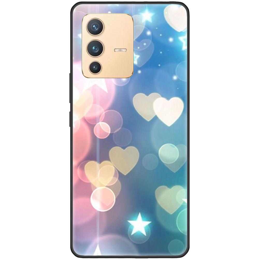 

Чехол для Vivo V23 черный Spft Tpu роскошный модный чехол на заднюю панель VivoV23 5G ультратонкий полная защита бампер ударопрочный защита от падения V23-Style 18