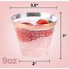 100 9 oz. Plastic Cups, Western Food Cups, Ice Cream Cups, Clear Plastic Cups, Disposable Hard Cups, Plastic Wine Cups, Cocktail Cups, Party Cups, Sty