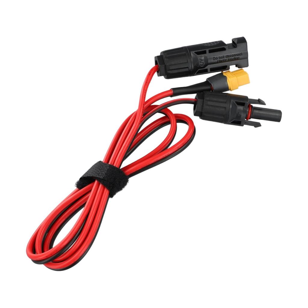 Solar Panels Cable To Connector for Portable Power and Charging Use