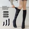 Pressure Long Leggings for Women - Strong Leg Slimming and Over-Knee Compression Stockings - Winter Autumn Women's Black Cotton Stockings