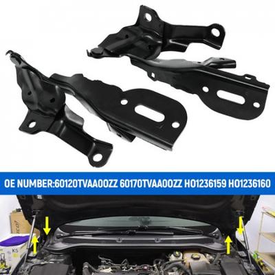 Pair Hood Hinges Set Driver Passenger Side Left Right For Honda Accord 2018-