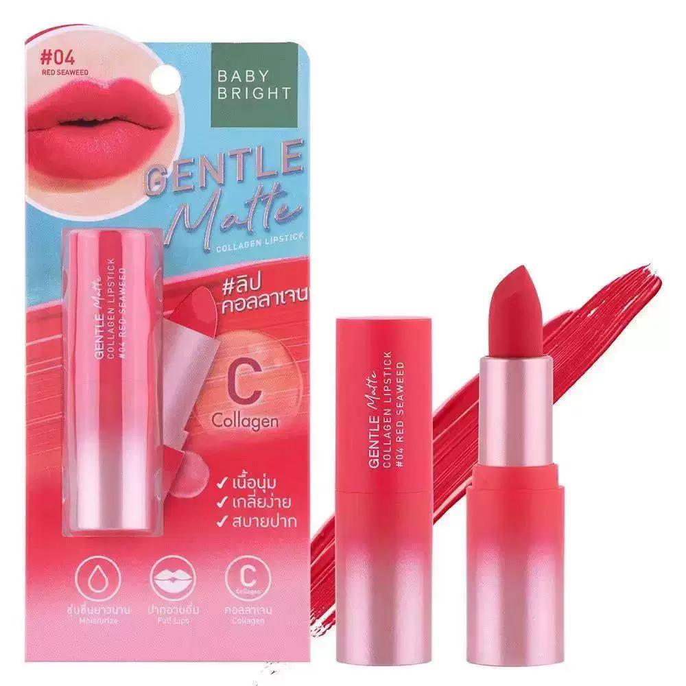 Thailand Babybright Lipstick Lip Gloss Matte Lip Mud Lip Glaze Non-Stick Cup Long-Lasting Wrinkle-Covering Moisturizing