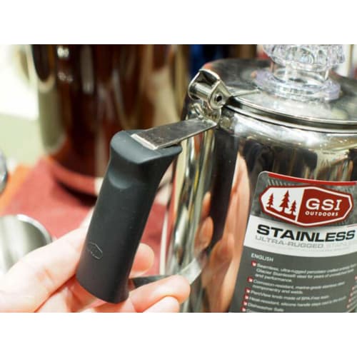 GSI Stainless Steel Percolator, 6 Cup, 11870006000006, 15.5cm Tall