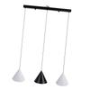 3 Light Pendant Lamp Innovative Nordic Style Iron 3 Colors Temperature Hanging Pendant Lighting for