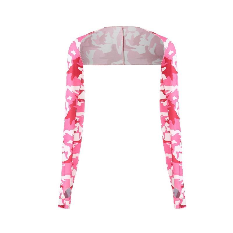 Outdoor golf sports shawl summer thin driving neck sunscreen one-piece shoulder sleeve cycling sunshade sleeve