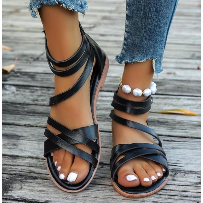 Fashion Shoes Woman Trend New Style Sandals Summer Women Casual Flats Beach Slippers Walking Sandals Outdoor Brand Slides Female